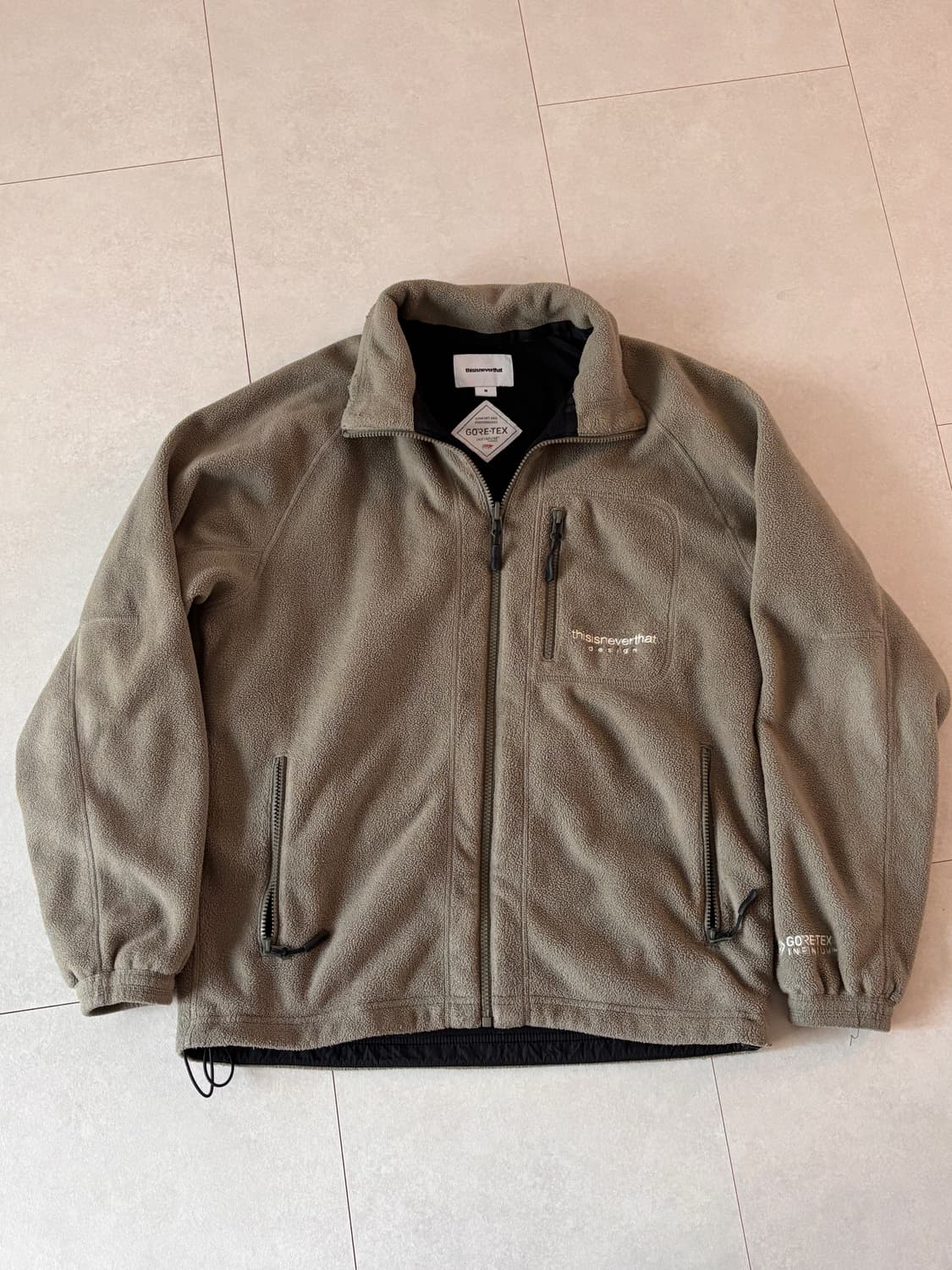 디스이즈네버댓 X 고어텍스 집업 플리스 자켓 M 후리스 상품이미지1