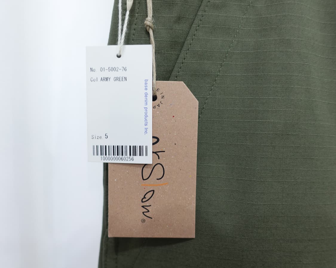 [5] 오어슬로우 퍼티크 레귤러핏 립스탑 새상품 상품이미지4