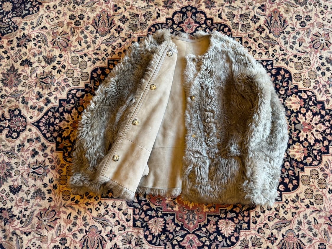 이브 살로몬 시어링 레더 자켓 55~66 상품이미지9