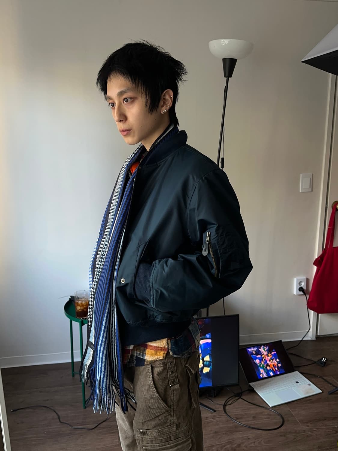 T's Company 리버서블 봄버 상품이미지4