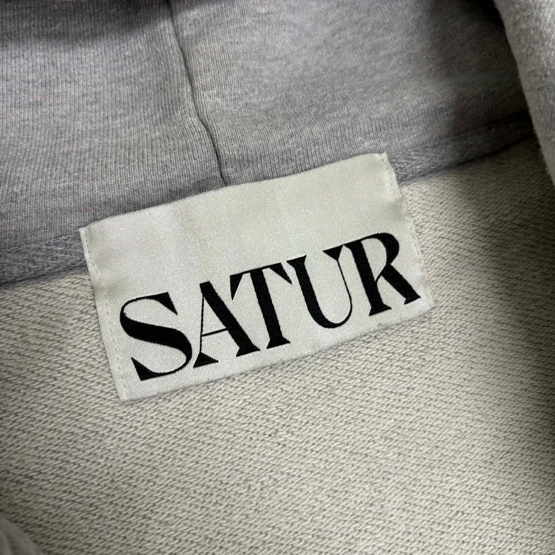 SATUR 세터 테오 코튼 올데이 그레이 후드집업 희귀져지(L) 상품이미지5