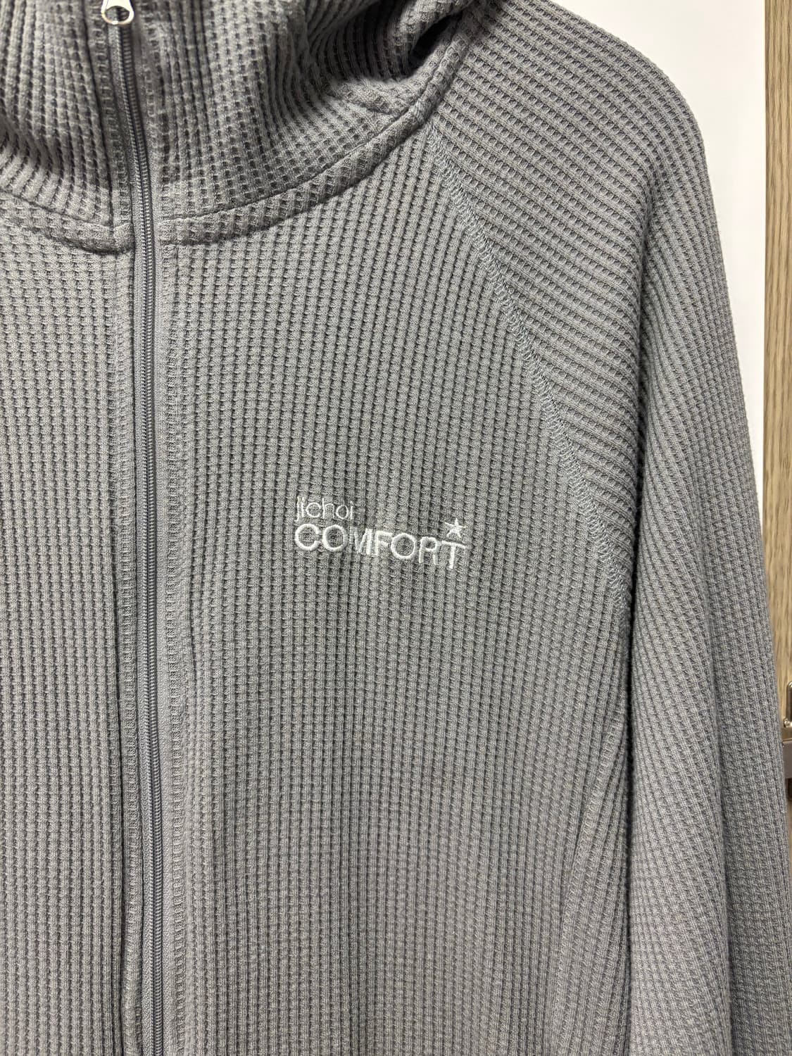 jichoiCOMFORT 24-001 WAFFLE ZIP HOODIE 상품이미지6