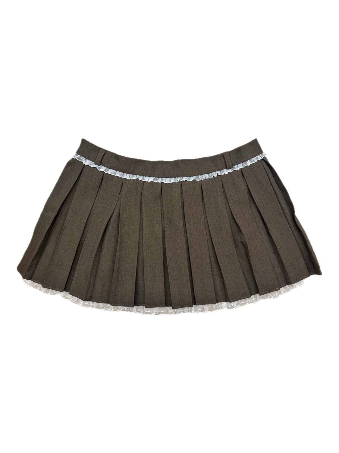 드라이로즈 피아노 스커트 브라운 M 판매 상품이미지1