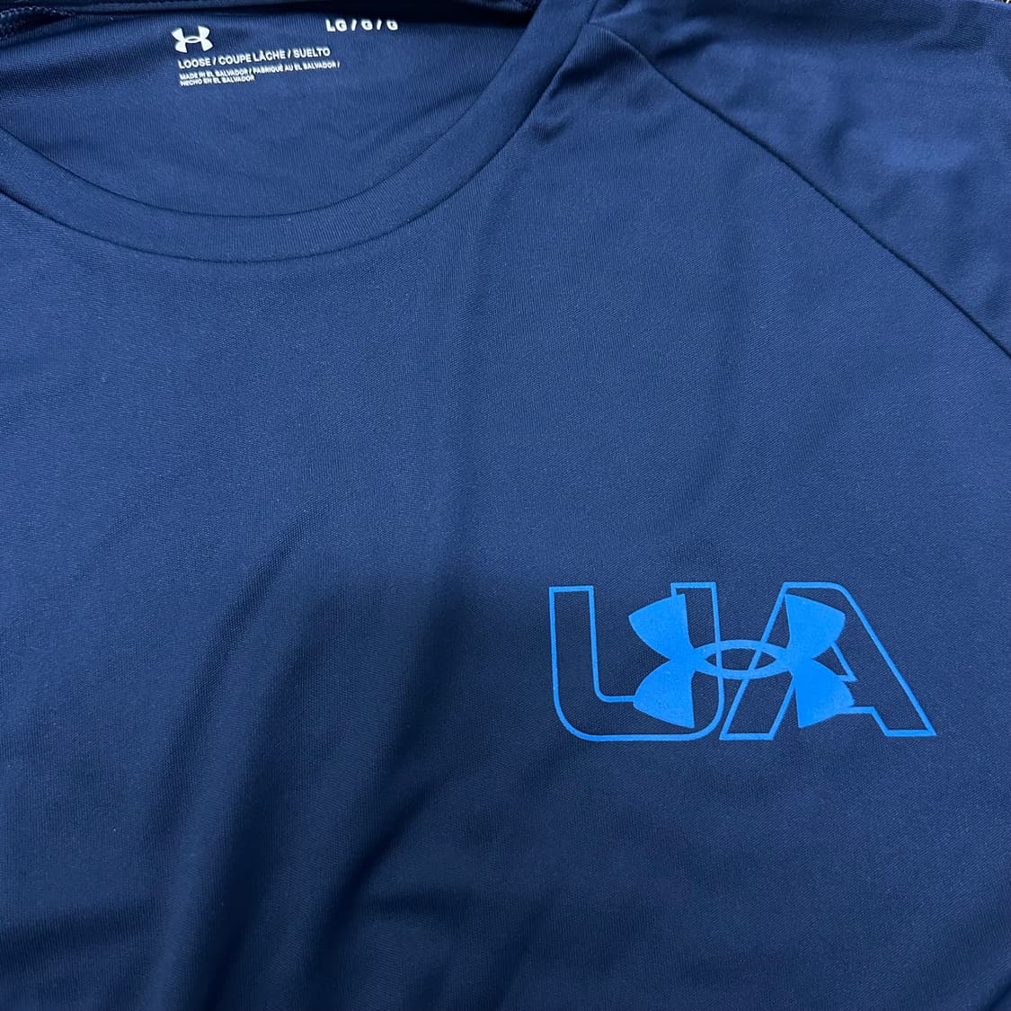 언더아머 기능성 긴팔티셔츠 네이비 L 상품이미지3