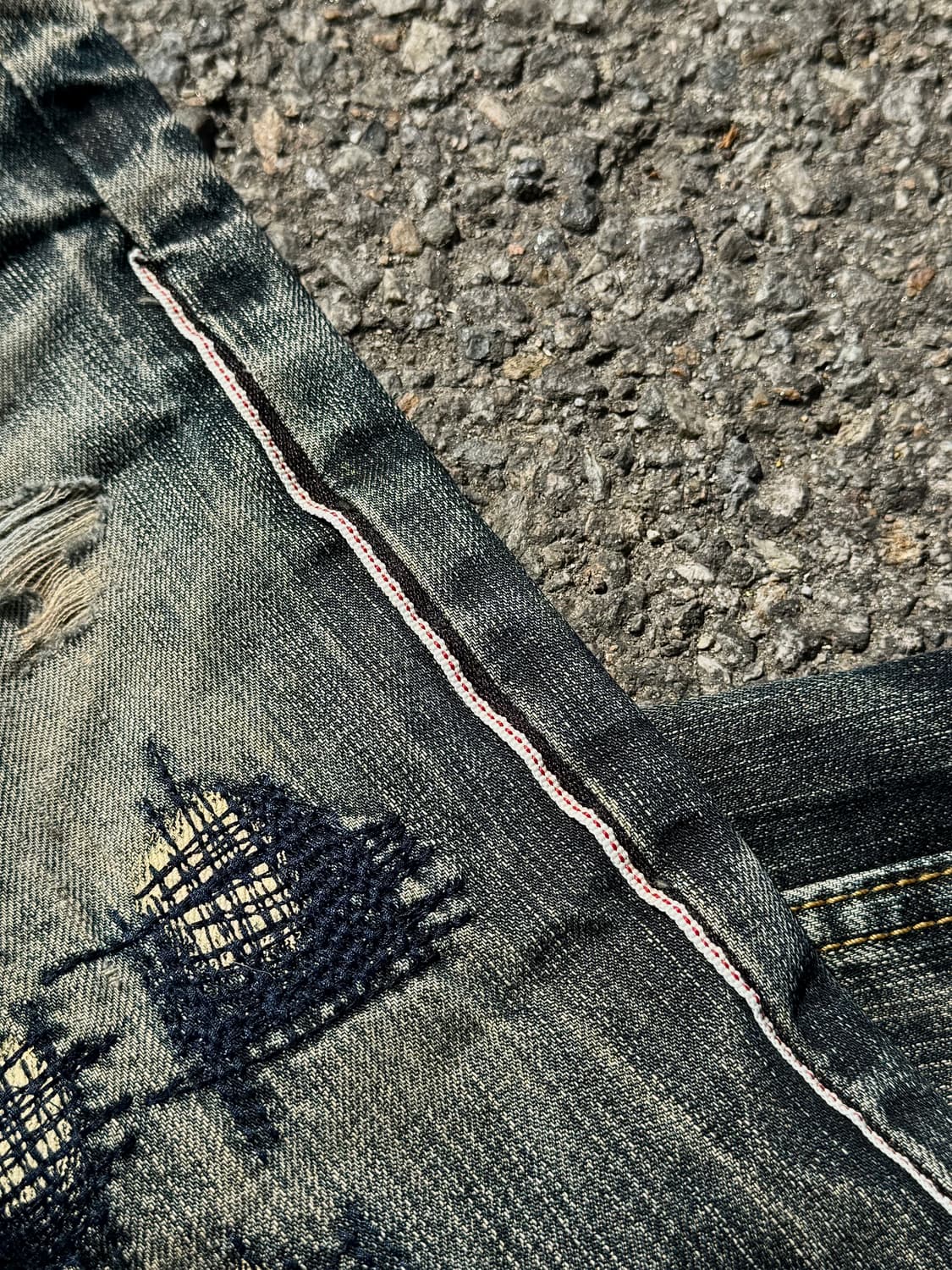 C.O.D high quality Selvedge Repair Denim 상품이미지9