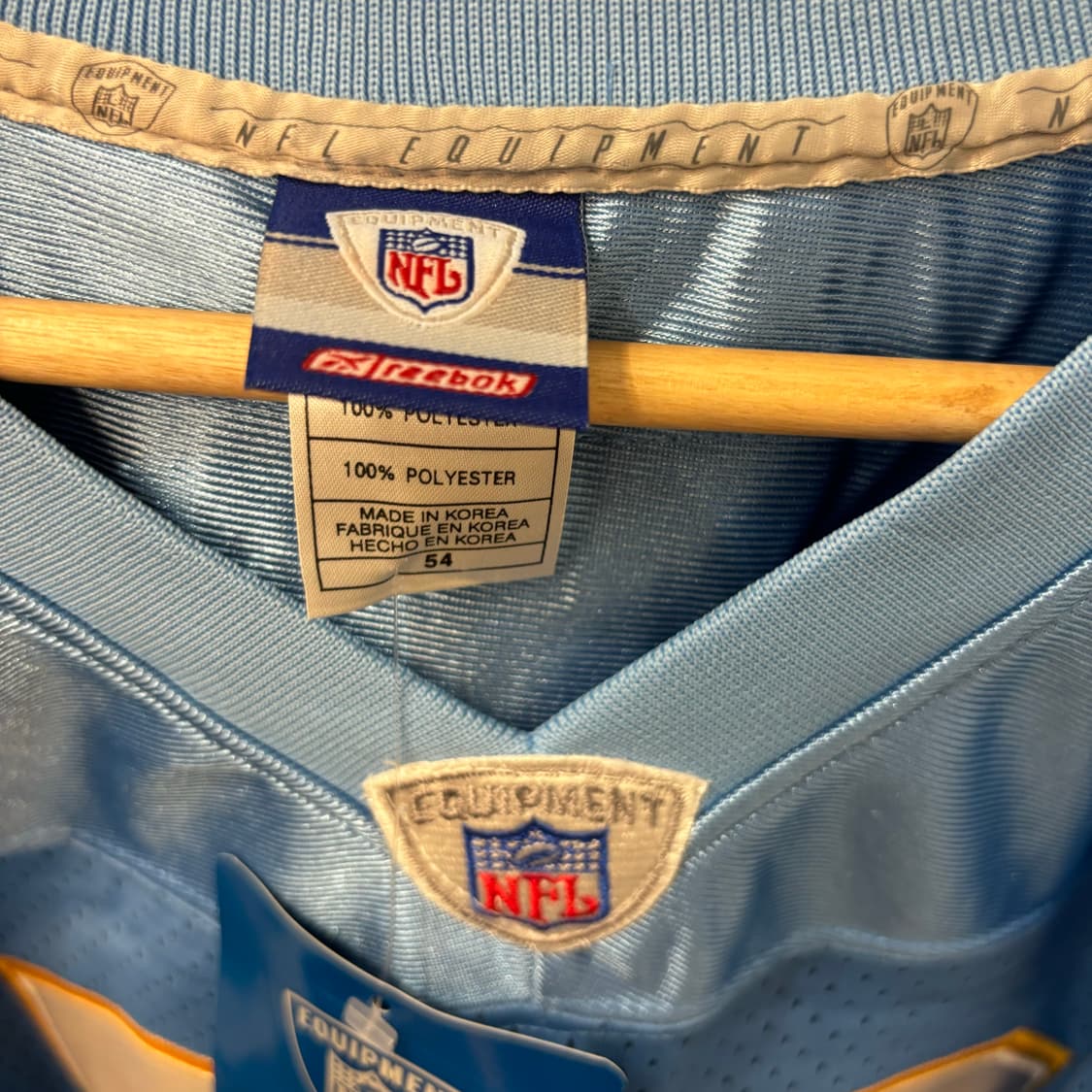 NFL X 리복 LA 차저스 유니폼 져지 2XL 상품이미지7