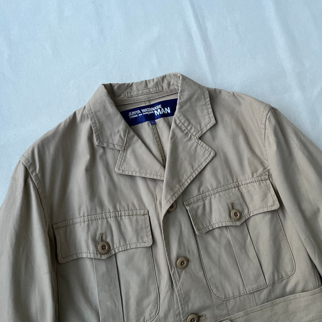 준야 와타나베 맨 AD2003 벨티드 사파리 자켓 상품이미지2