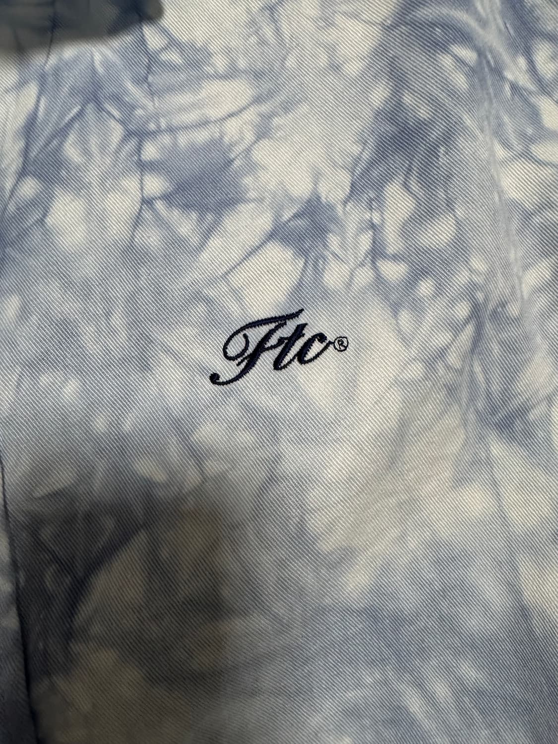 FTC 셔츠 L사이즈 WASHED TWILL SHIRT DYED BLUE 상품이미지3