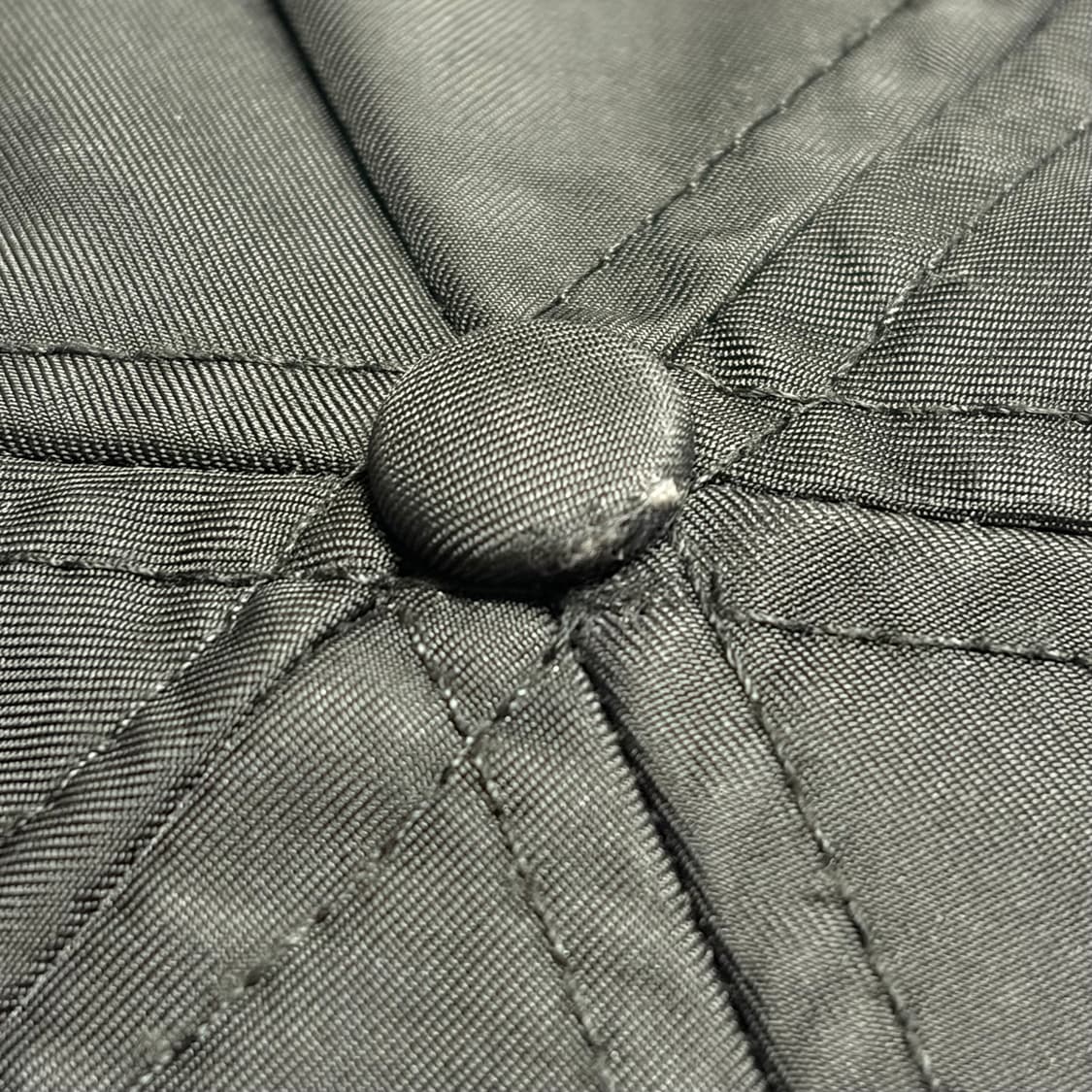 레어) 90s 올드 크롬하츠 나일론 대거 자수 캡 모자 블랙 OS 상품이미지6