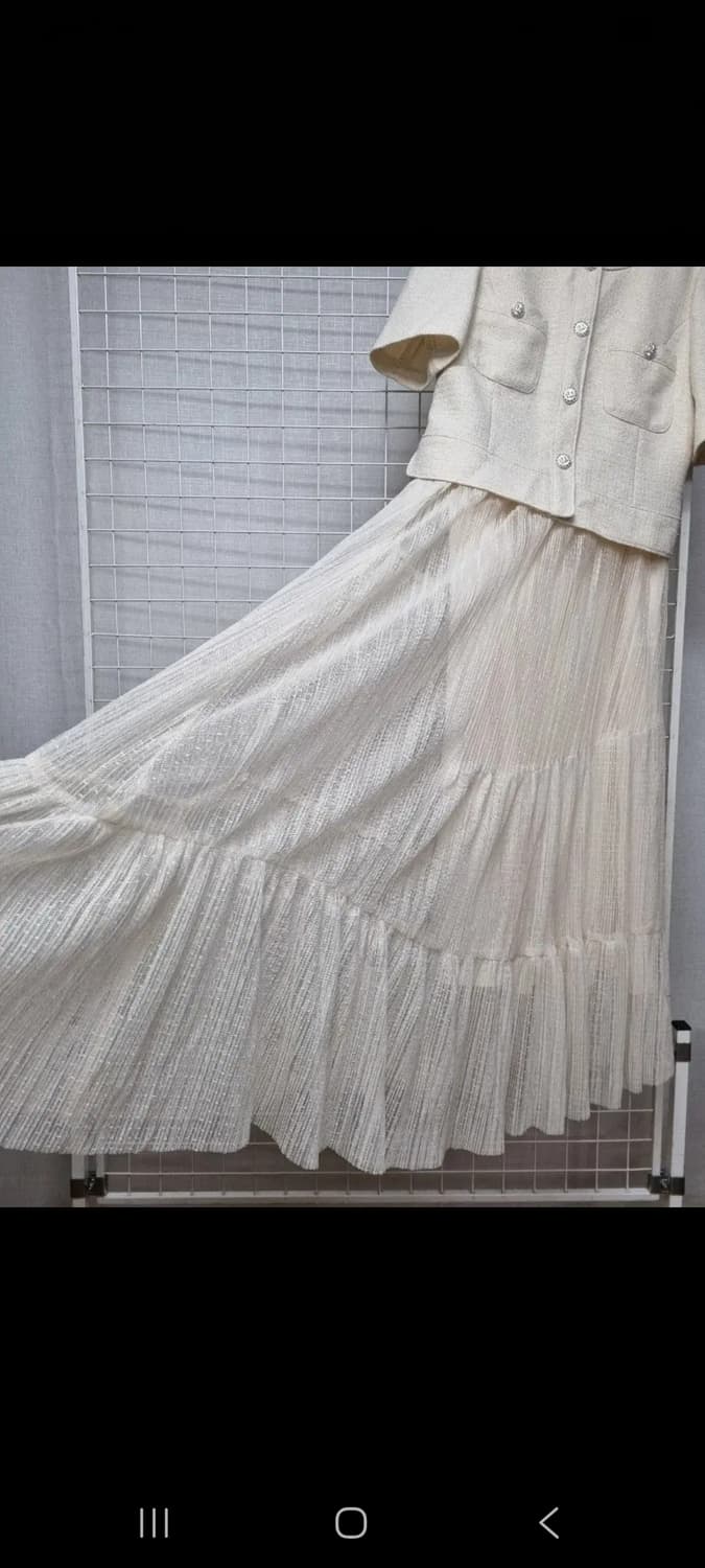 (새상품) LINE 라인 트위드원피스 상품이미지4