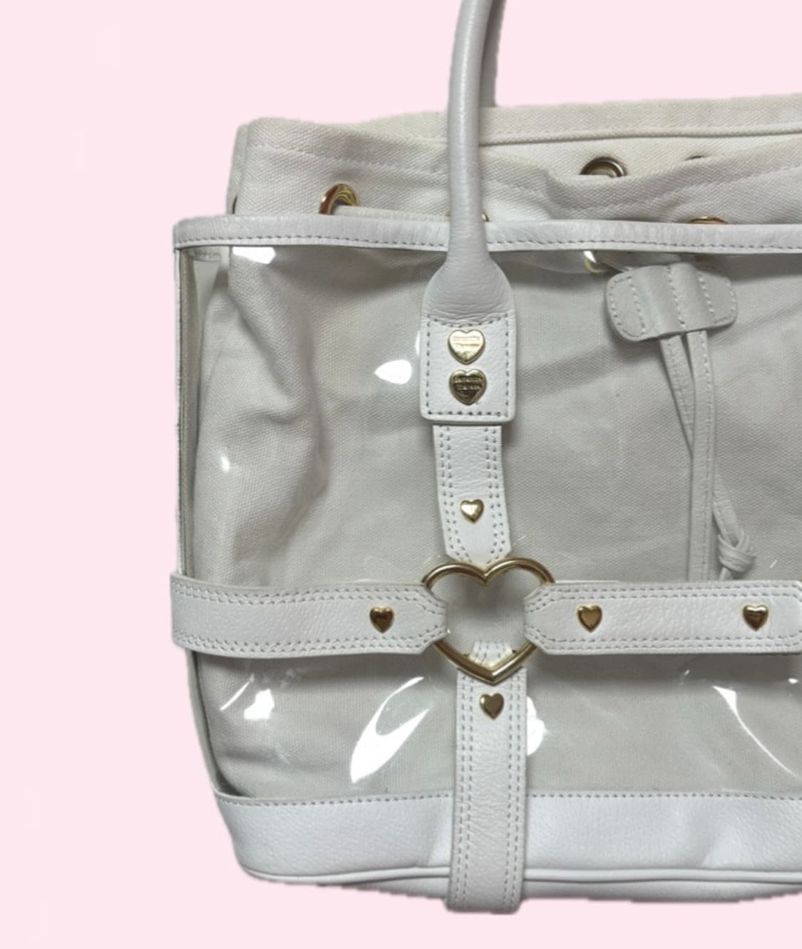 사만다타바사 heart charm pvc bag 상품이미지2