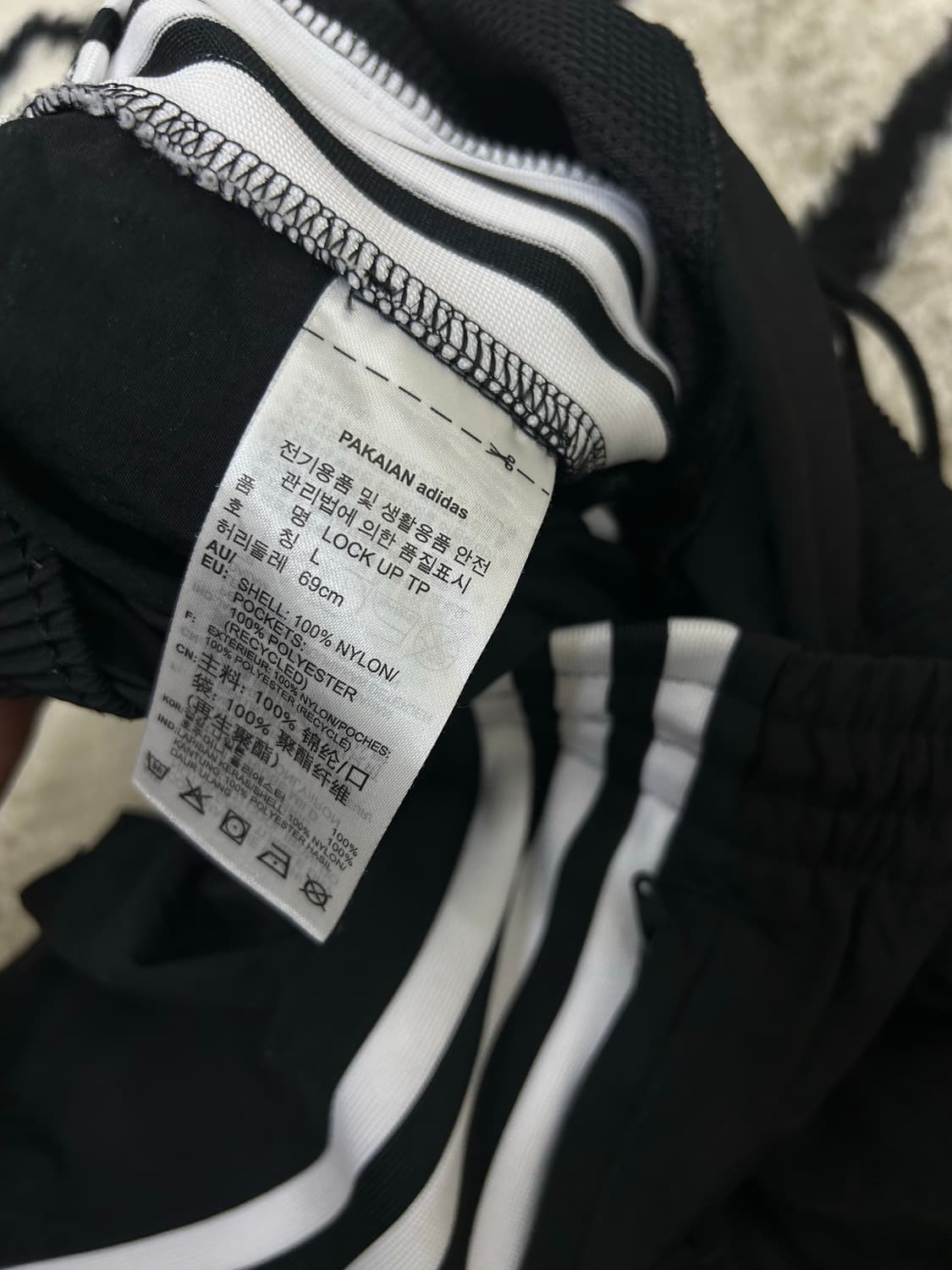 [L]아디다스 락업 우븐 조거 팬츠/블랙 상품이미지5