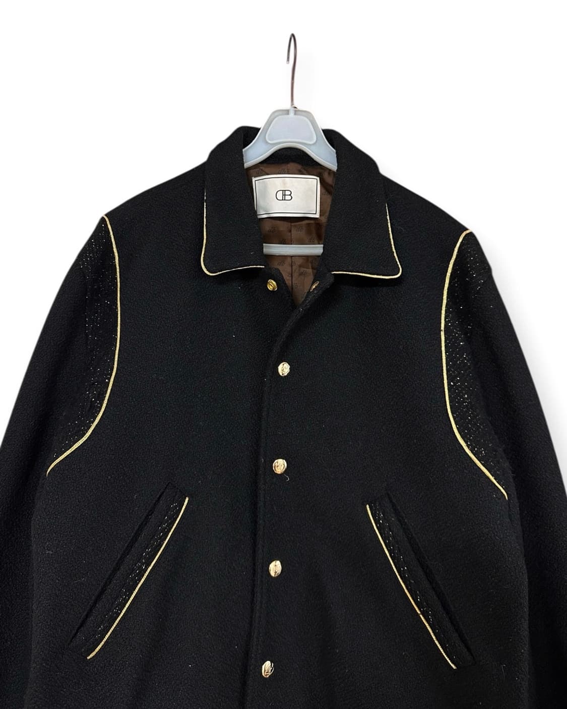 디벨 트위드 바시티 자켓 상품이미지2