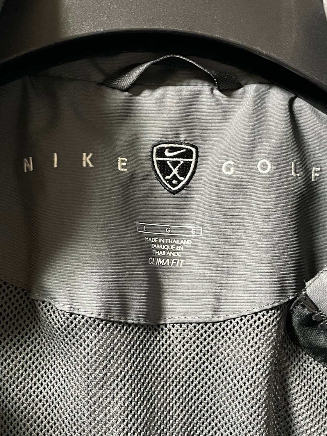 L~XL 나이키 골프 바람막이 자켓 블랙/그레이 상품이미지4