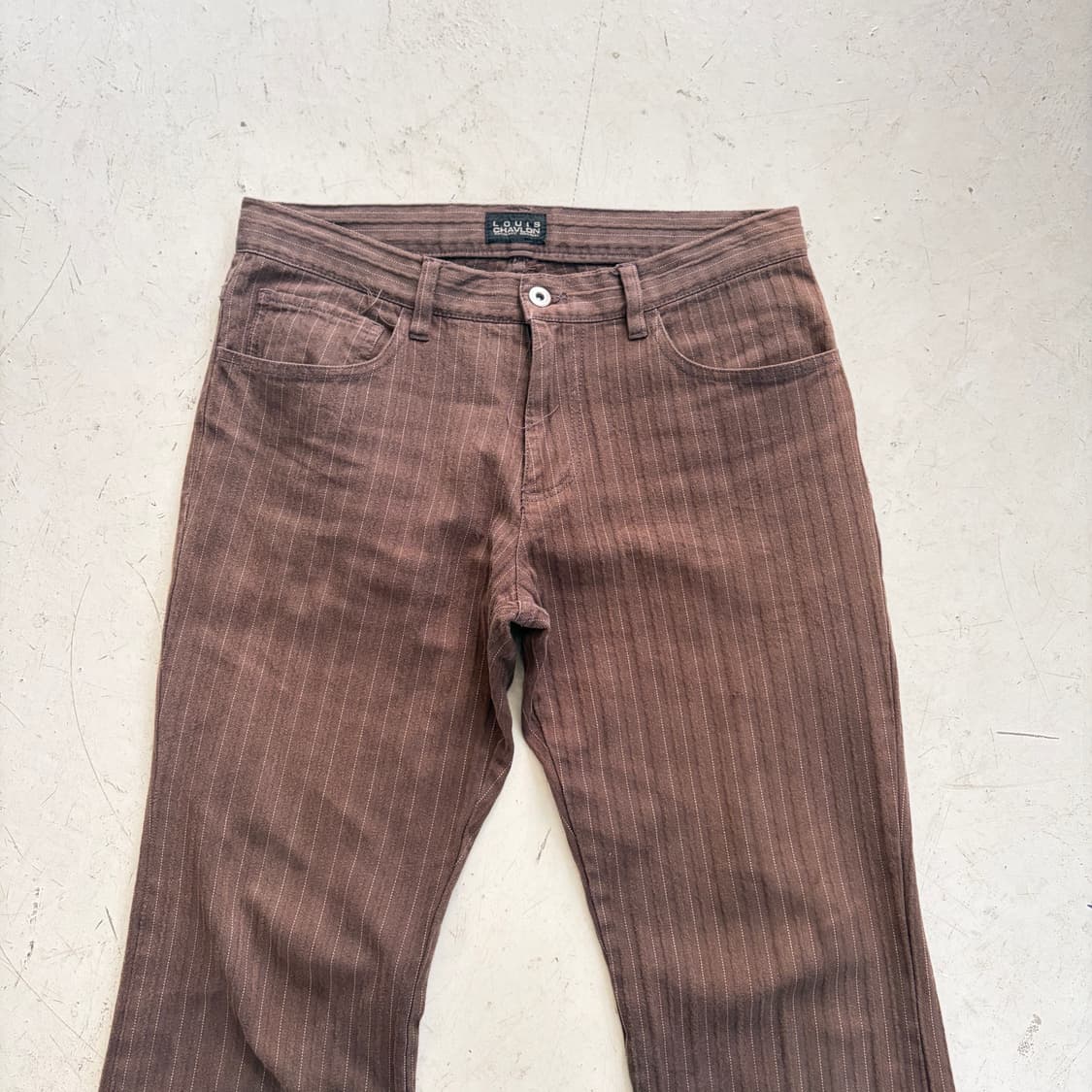 루이스 찰론 빈티지 스트라이프 팬츠 32 상품이미지2