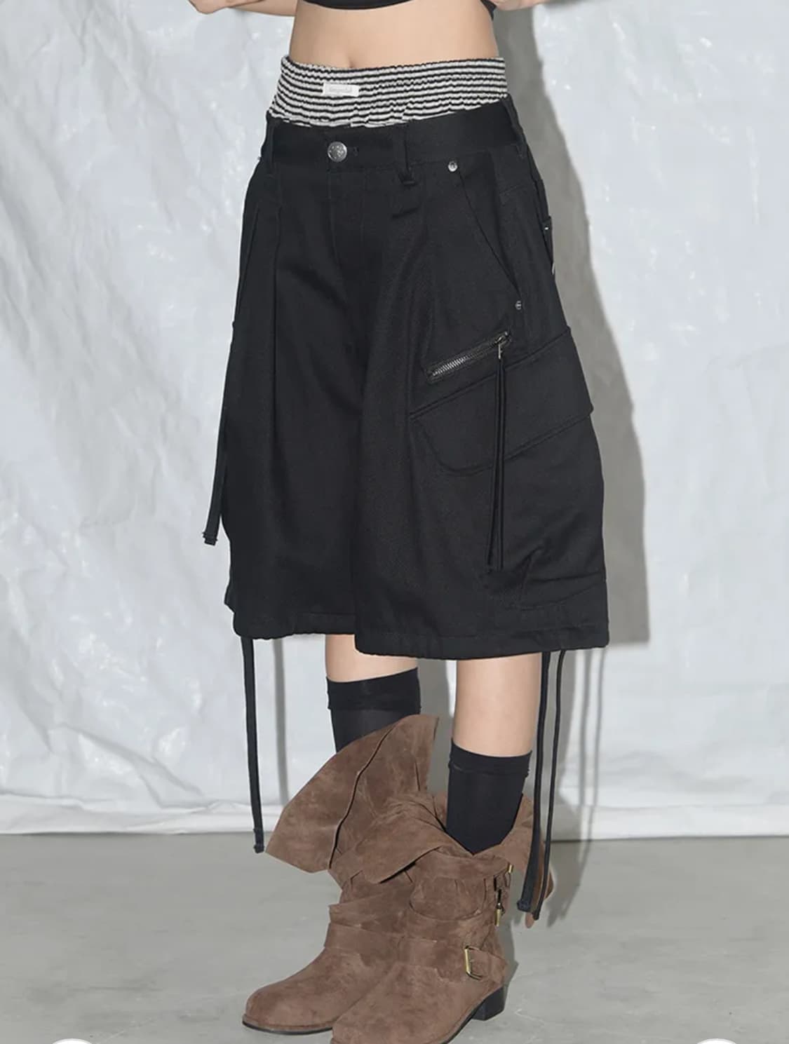 카고 레터링 버뮤다 팬츠 상품이미지2