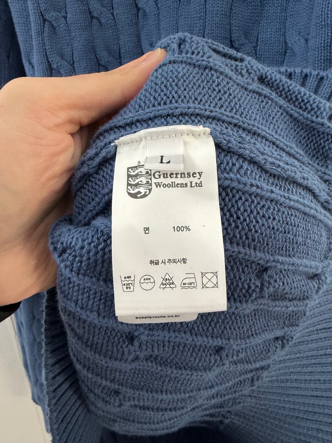 건지울른스 건지울른스니트 케이블니트 꽈배기니트 상품이미지5