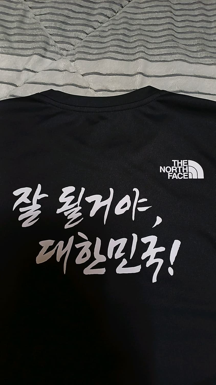 노스페이스 대한민국 기능성티 실측95 가슴49 기장67 상품이미지4