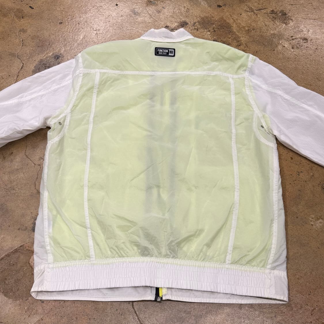 [정품/XL] EXR 화이트 레이싱 바람막이 자켓 b17 상품이미지4