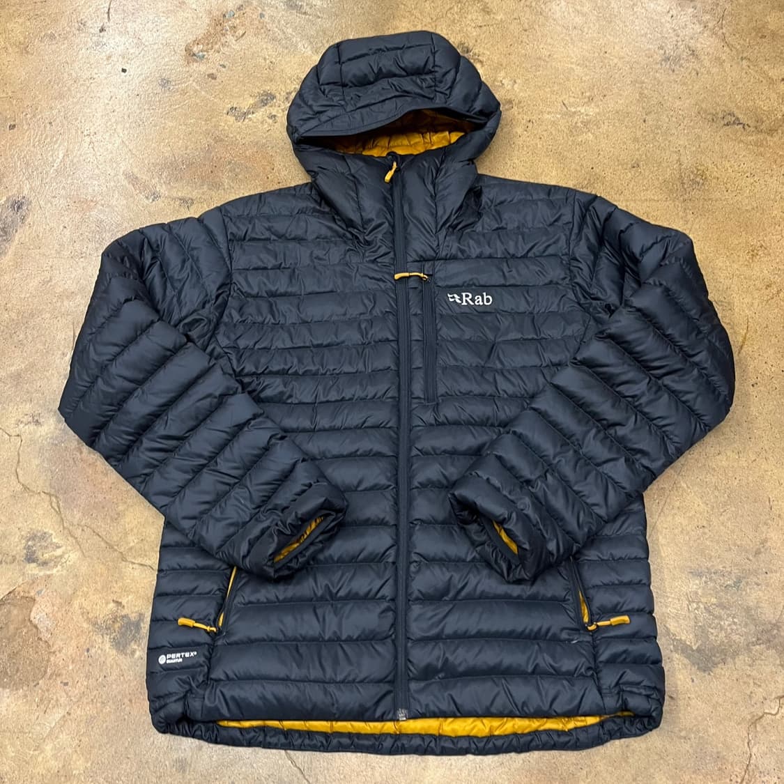 [정품/XL] Rab 랩 블랙 패딩 자켓 후드 b18 상품이미지2