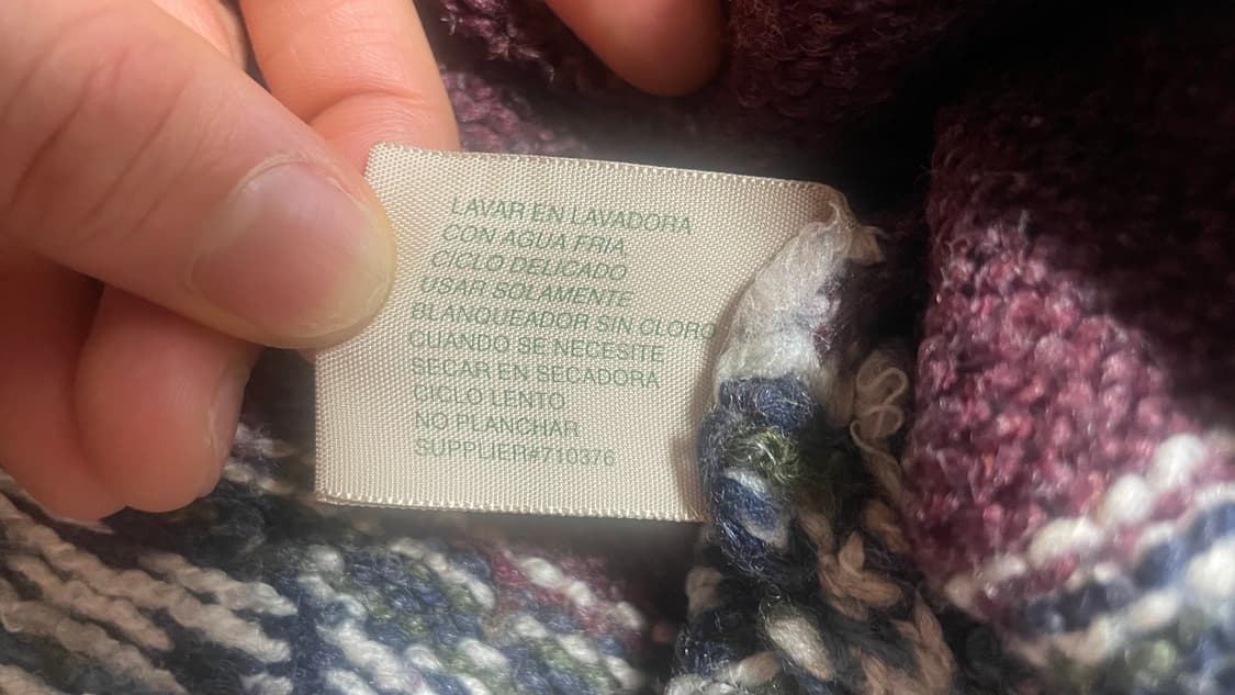 USA 90s 미국 빈티지 세인트 존스 베이 페어아일 울 니트 스웨터 L 상품이미지9