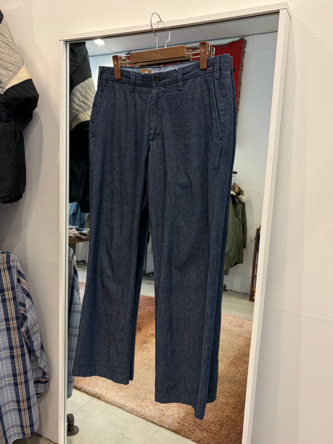 United Arrows 그린 라벨 릴렉싱 인디고 트라우저 (31) 상품이미지1