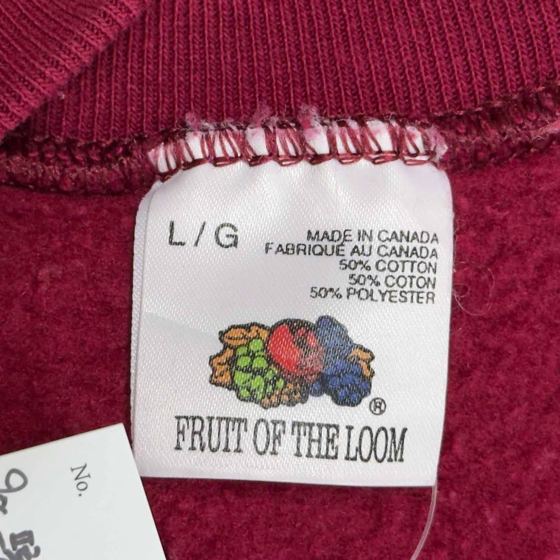 90s 프룻오브더룸 스웻셔츠 CANADA 상품이미지3