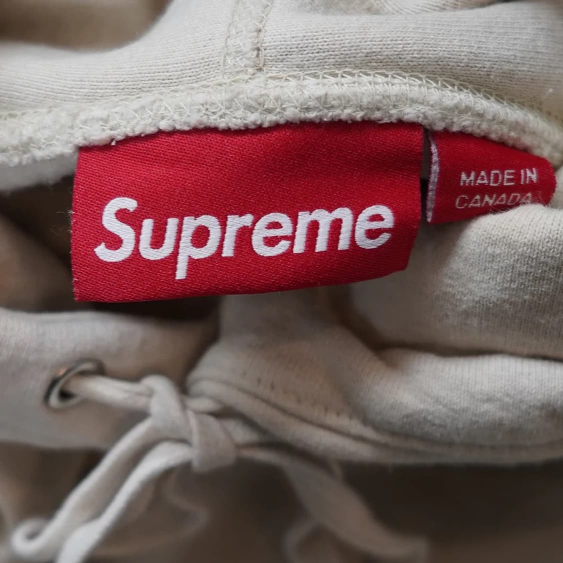 24AW Box Logo Hooded Sweatshirt Stone 상품이미지4