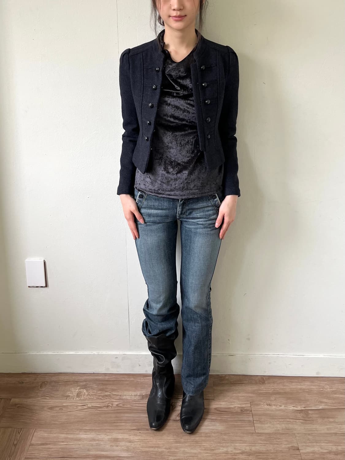 Roem 차콜 나폴레옹 자켓 상품이미지8