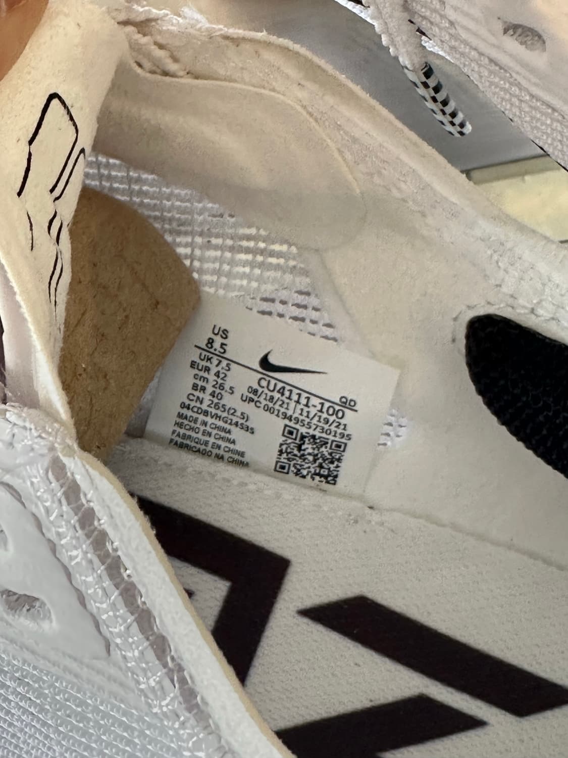 나이키 줌 베이퍼플라이 넥스트% 2 흰색/메탈릭 실버 상품이미지4