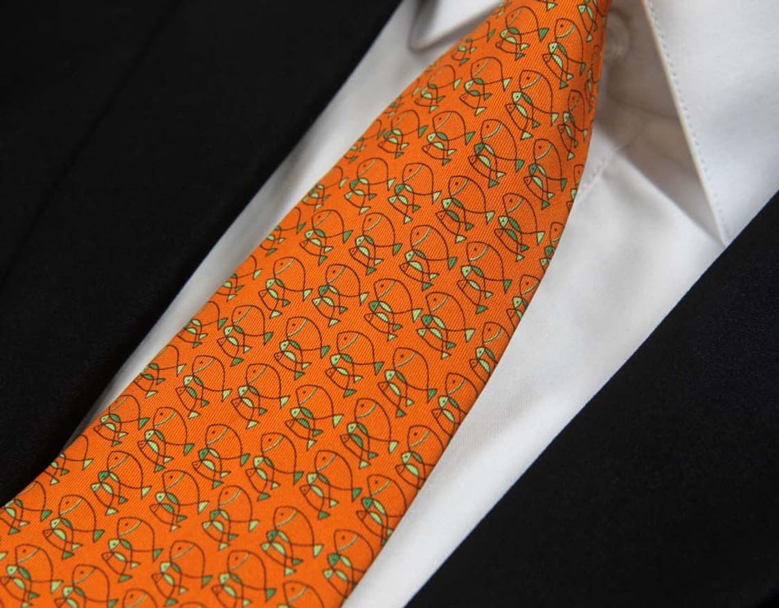 페라가모 9.3cm A+등급 남자 명품 넥타이 상품이미지5