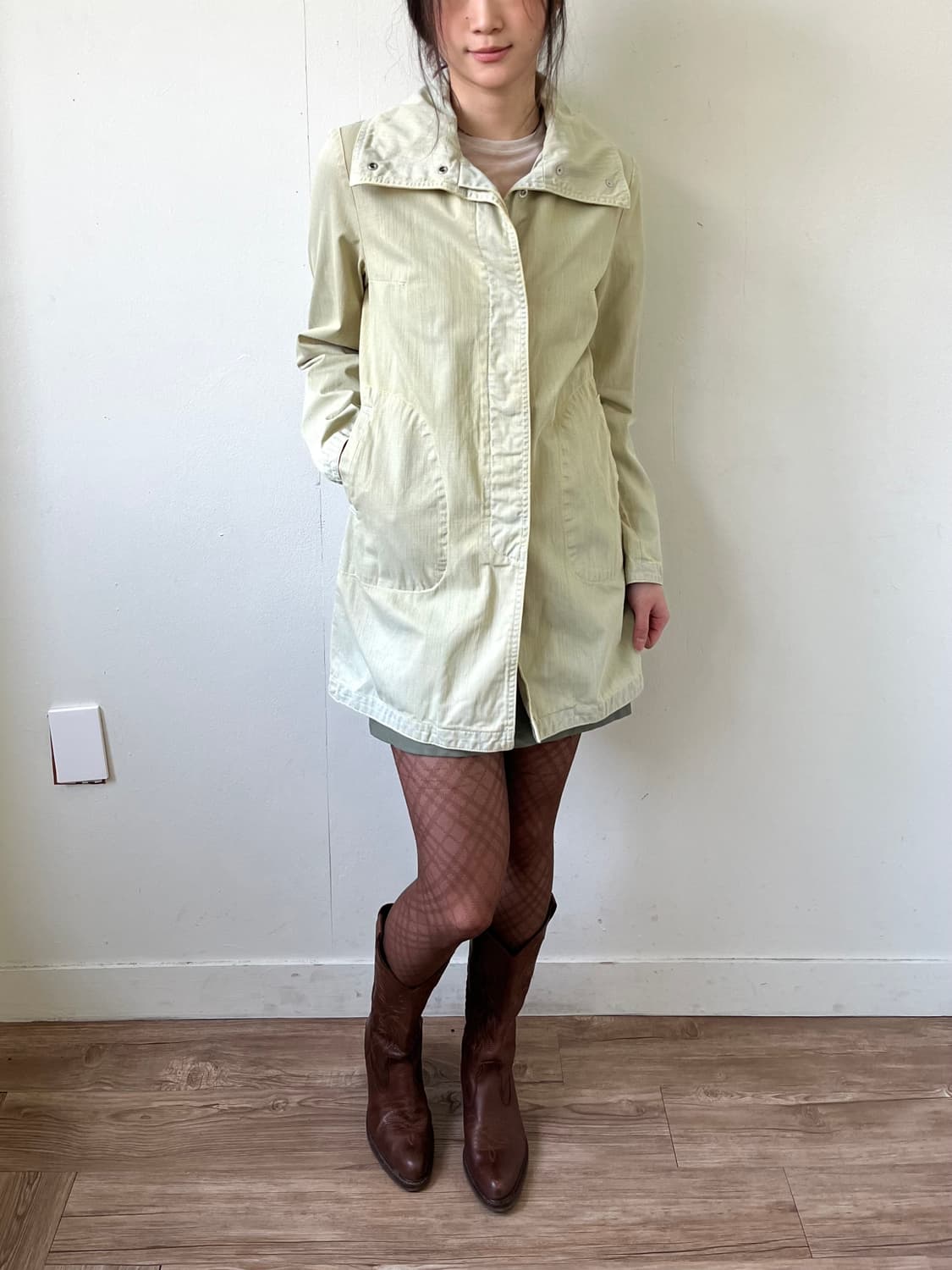 UNITED COLORS OF BENETTON 라임 데님 자켓 상품이미지8