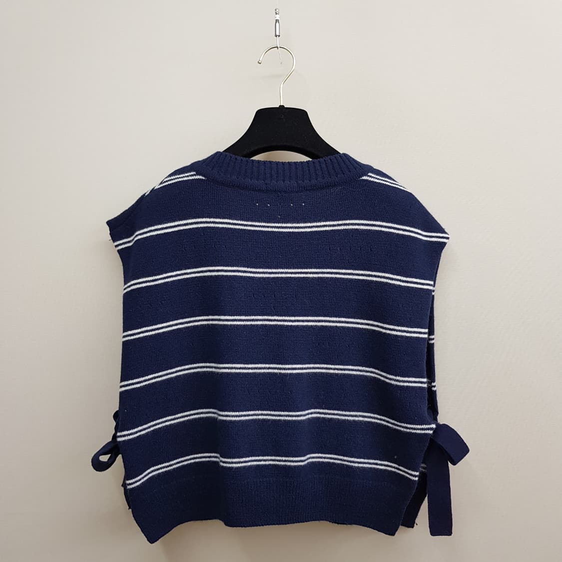 한섬 시스템 2021 스트라이프 브이넥 니트 조끼 F사이즈 상품이미지5