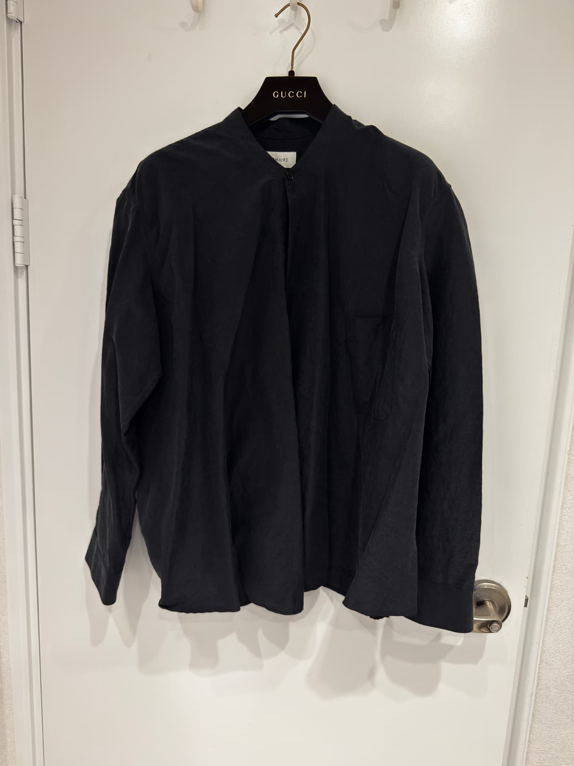 르메르 랩 오버 드라이실크 셔츠 48 상품이미지1