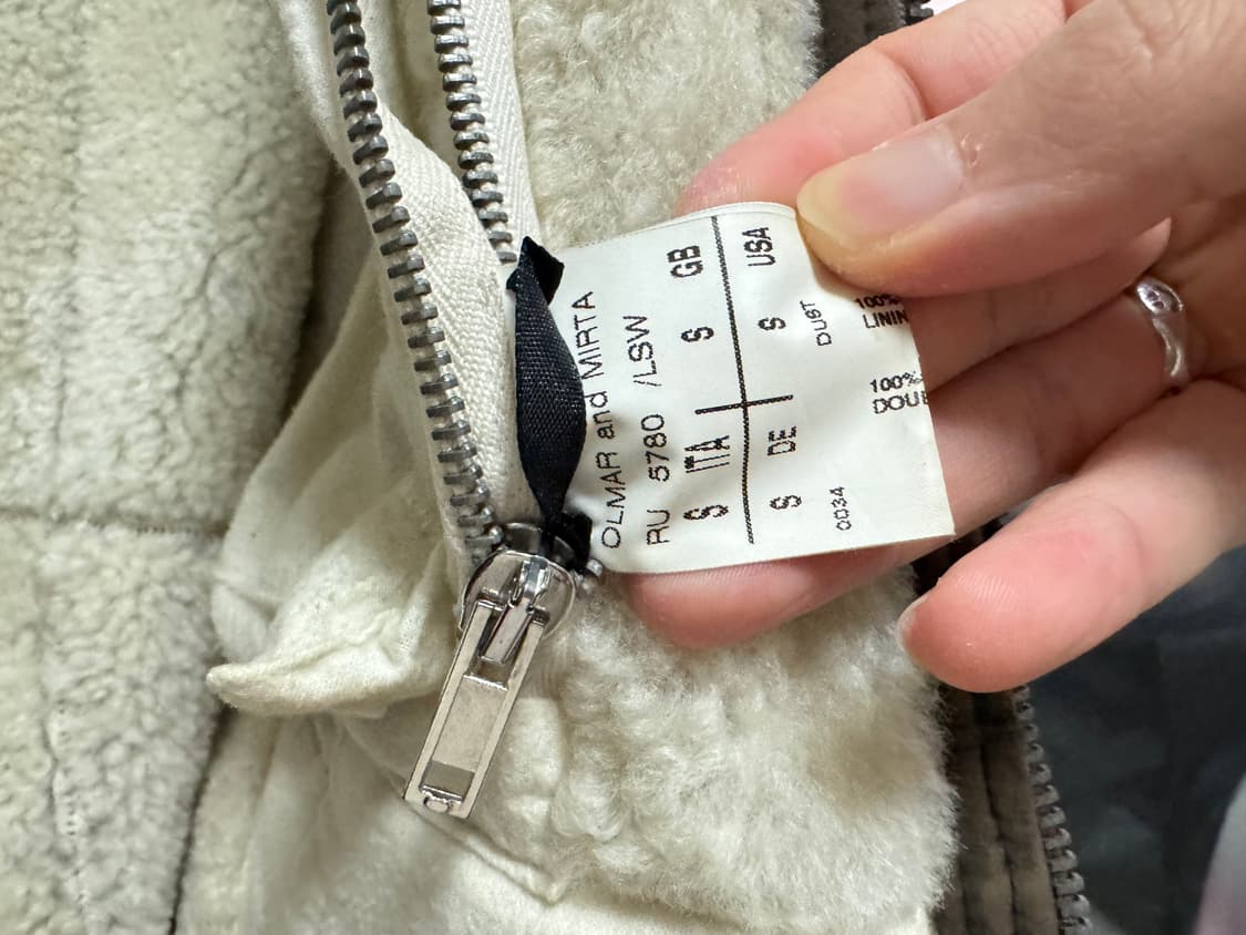 릭오웬스 램스킨 무스탕 S사이즈 상품이미지4