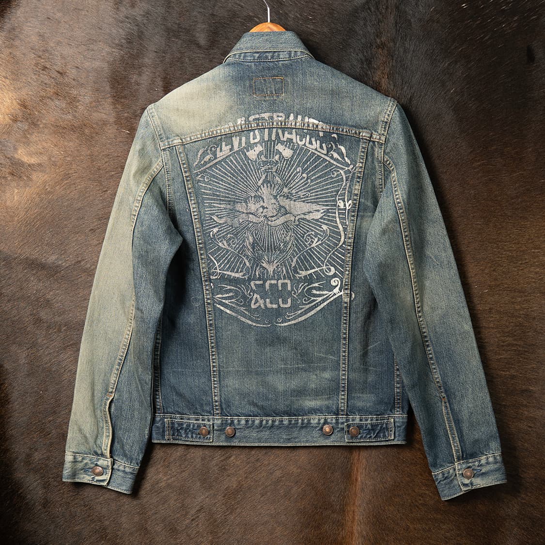 [S] 90s~ 리바이스 70500-0433 썬페이드 데님 트러커 자켓  상품이미지1