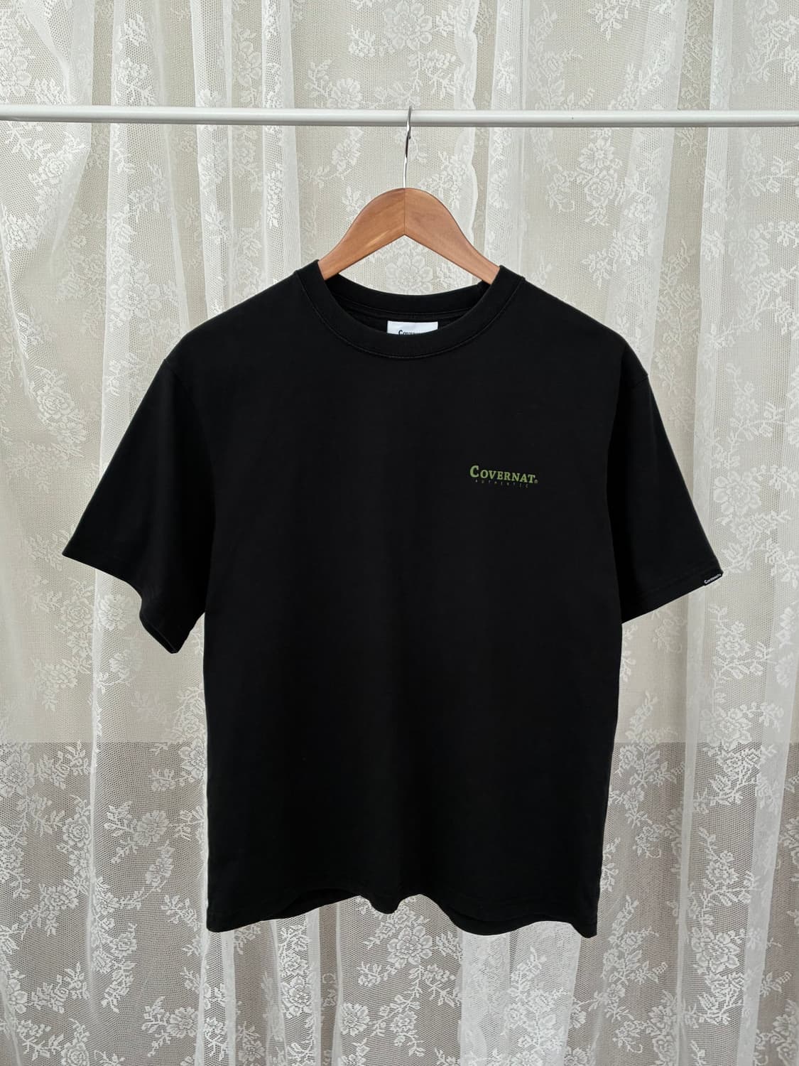 S) 커버낫 그래픽 반팔 티셔츠 블랙 상품이미지2