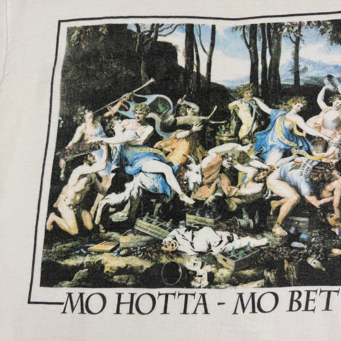 빈티지 90s Mo Hotta Art Parody 아트 패러디 티셔츠 상품이미지4