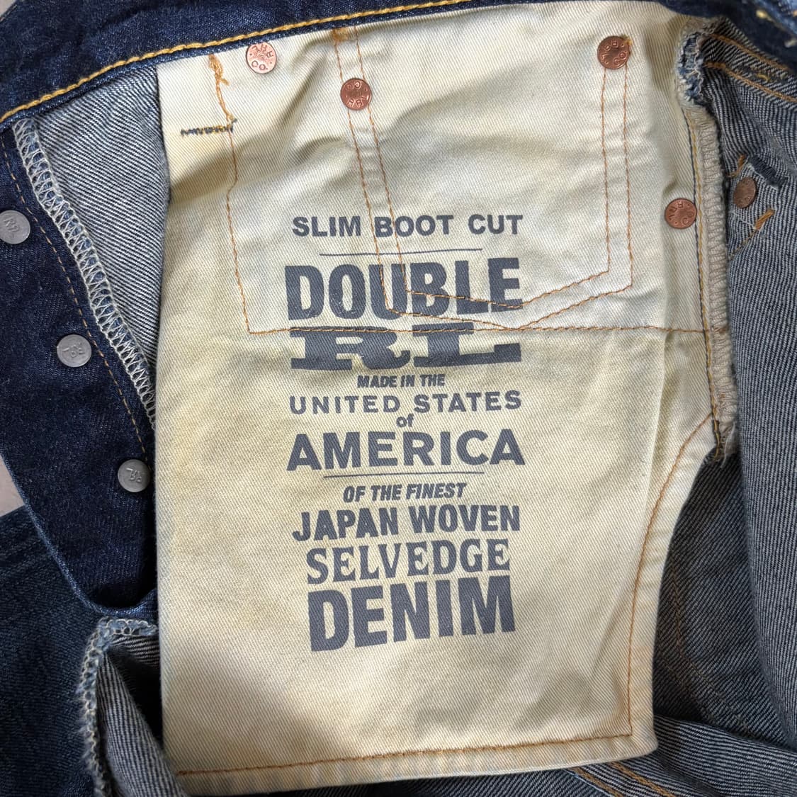 RRL Slim bootcut Selvedge jeans 상품이미지7