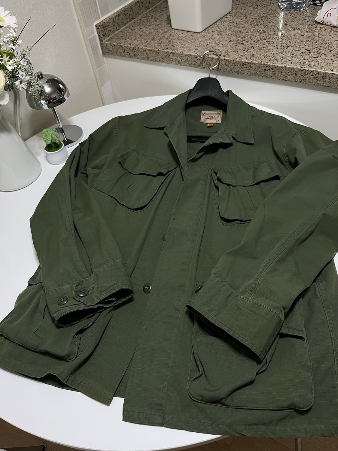 폴로 립스탑 퍼티그 자켓 L 1회 착용 상품이미지1