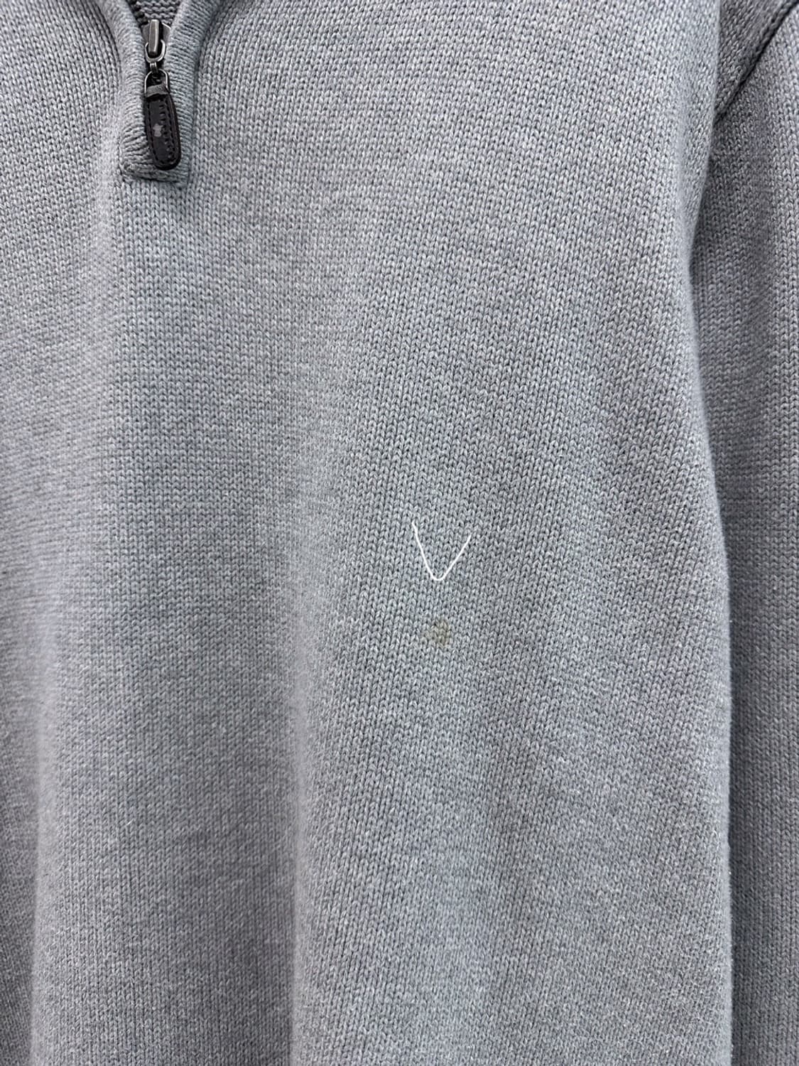 엘엘빈 반집업 니트 그레이 (XL~2XL) 상품이미지4