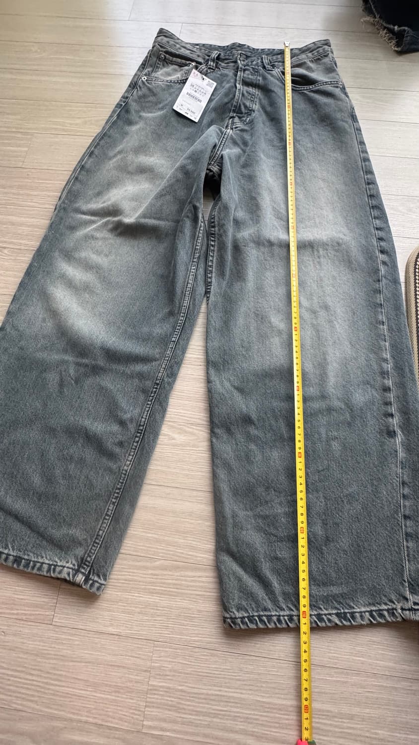 자라 와이드핏 데님 팬츠  상품이미지6