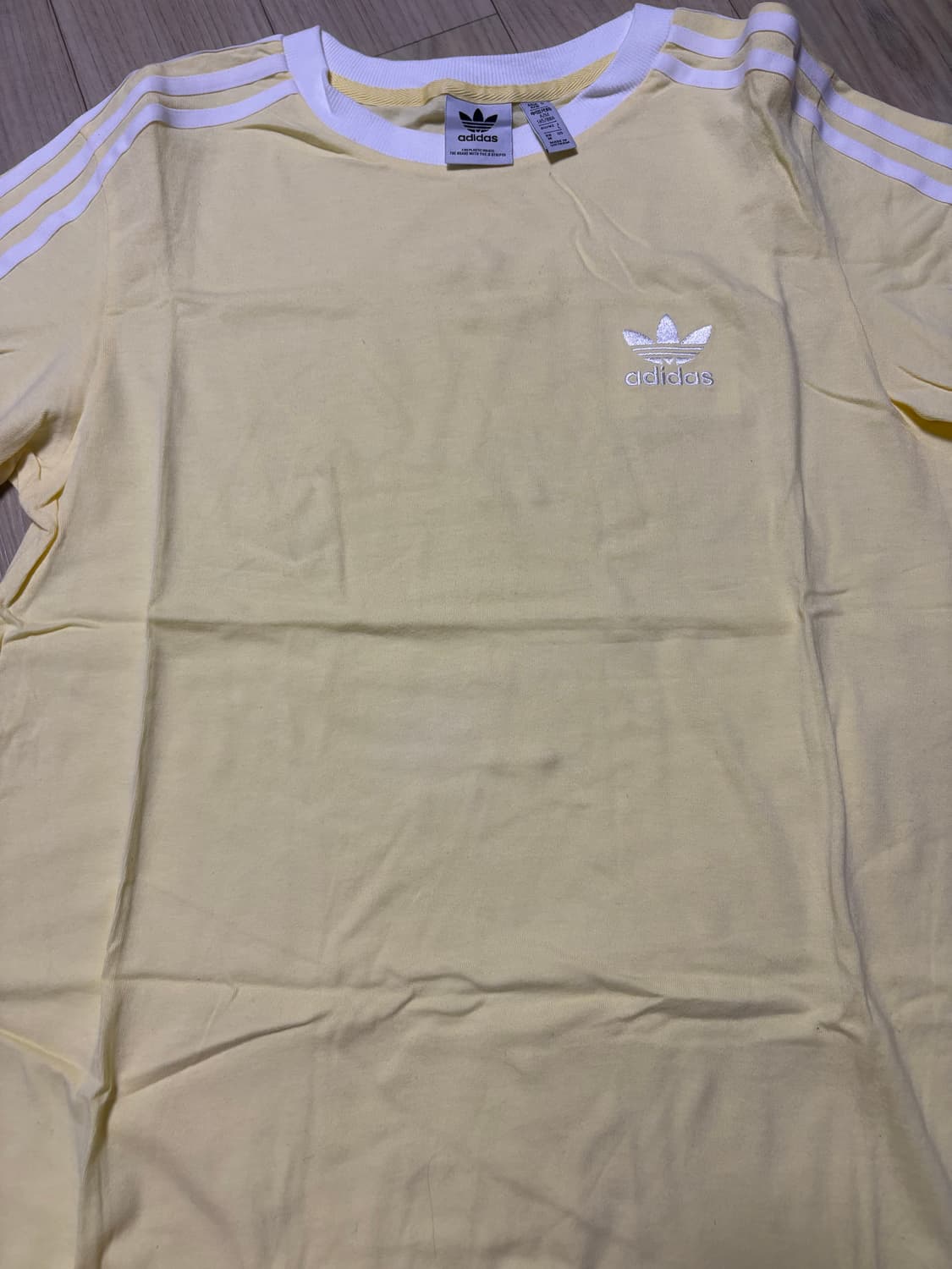 아디다스 3S티 - 옐로우 m사이즈 상품이미지2