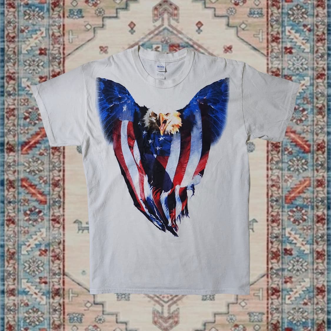 Gildan 독수리 USA 아메리카나 그래픽 티셔츠 L 상품이미지1