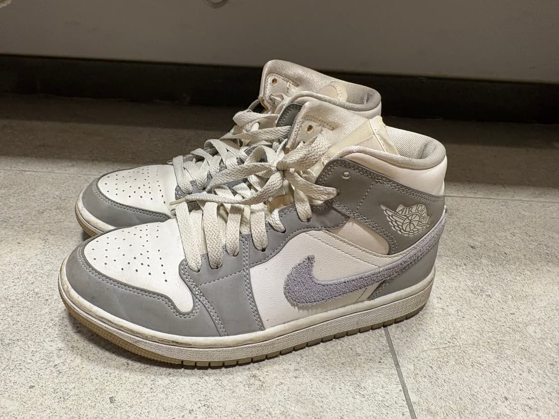 (W) 조던 1 미드 울프 그레이 상품이미지3