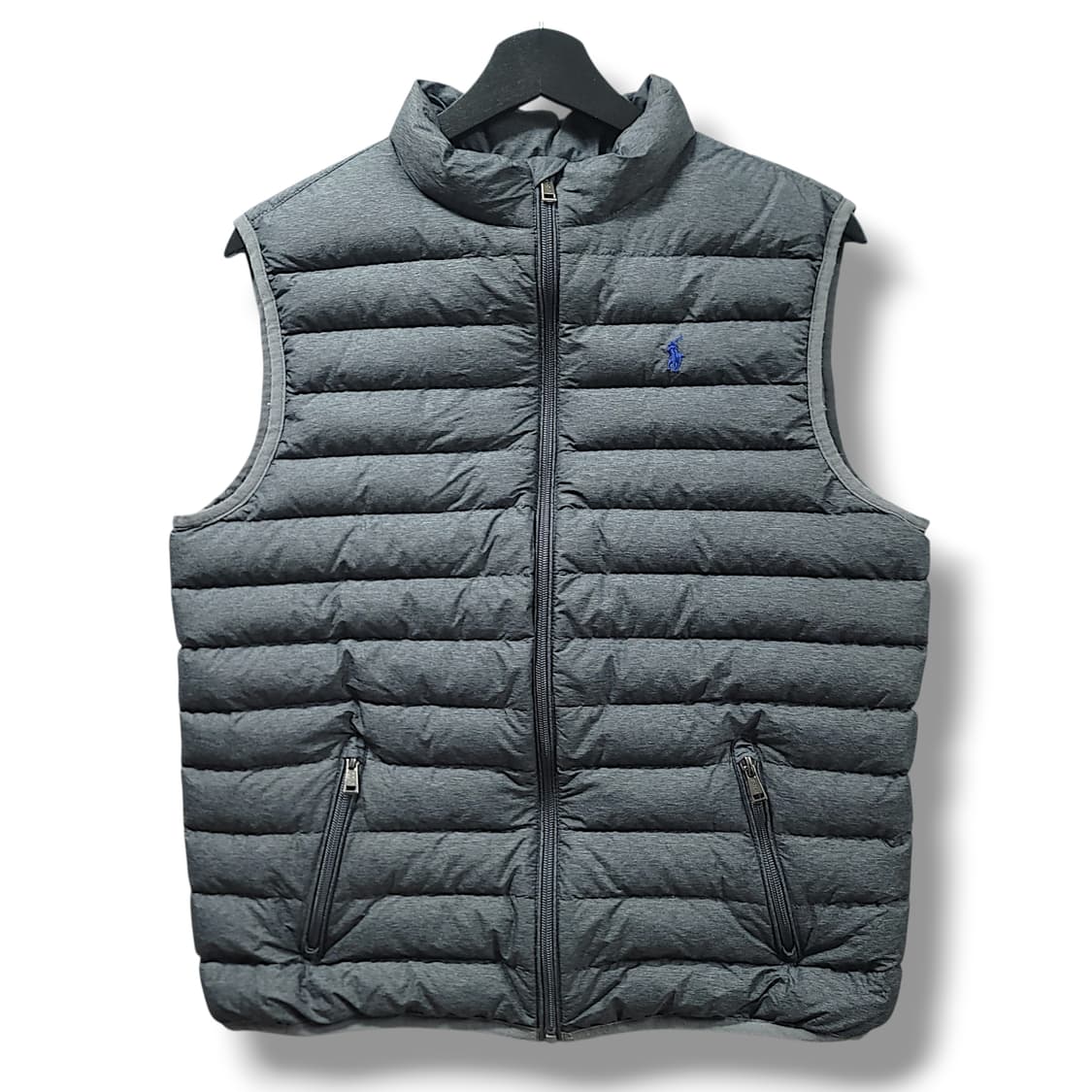 [M] 폴로 다크 그레이 경량 덕 다운 패팅 베스트 상품이미지1