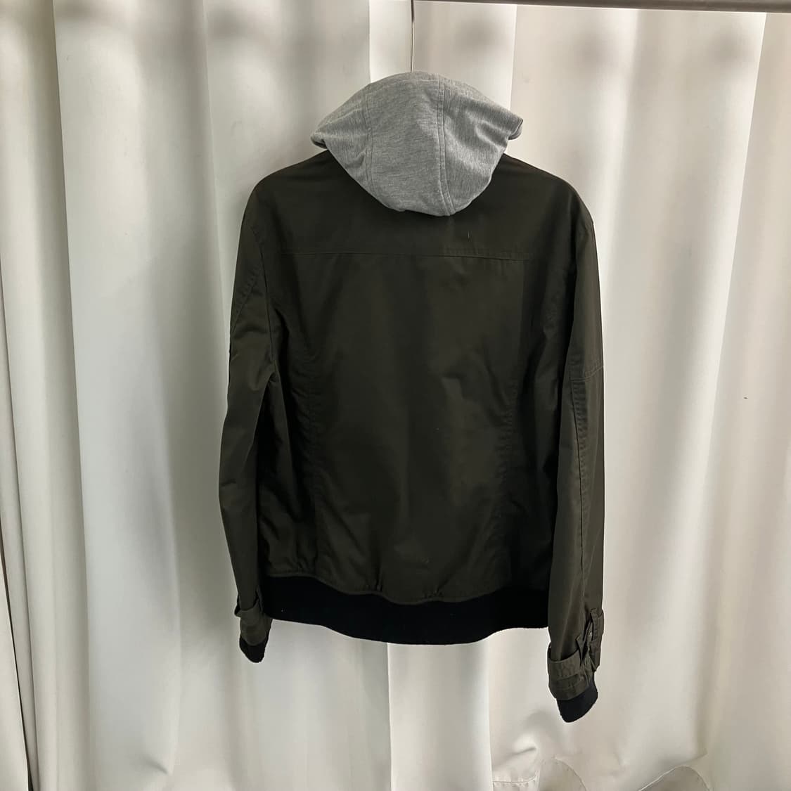 JPN VTG 카키 펑크 지퍼 디테일 자켓 L 상품이미지2