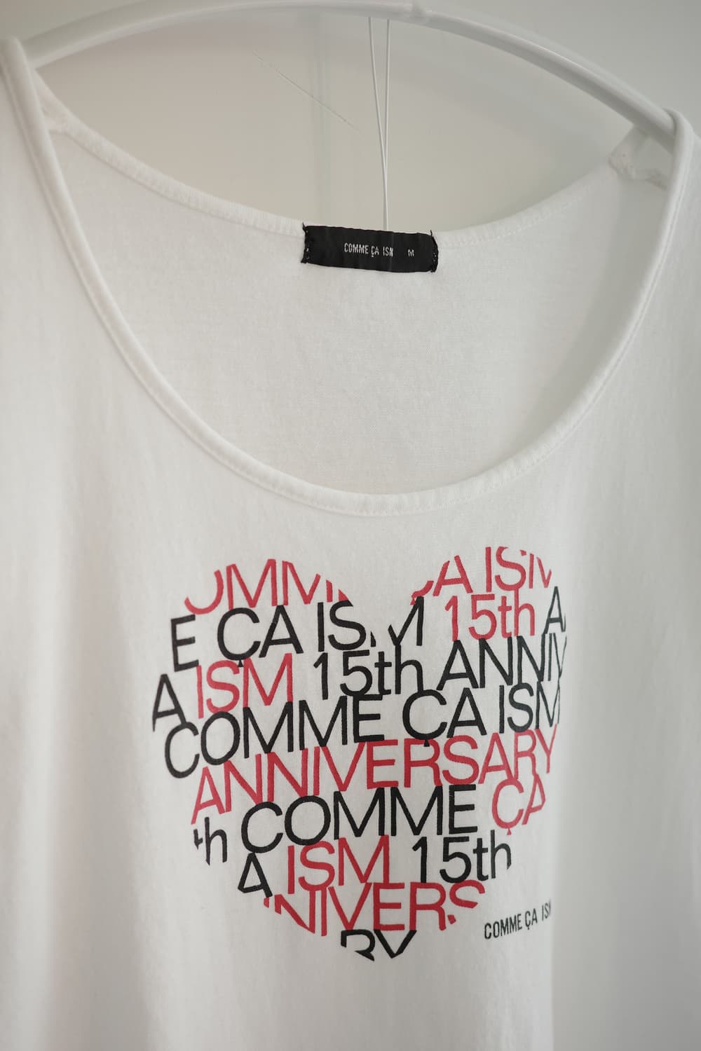 COMME CA ISM white graphic heart tee 상품이미지5