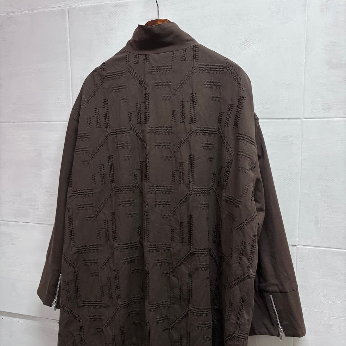 EIKO KONDO 아카이브 파이톤 포인트 롱 맥스 코트  상품이미지10