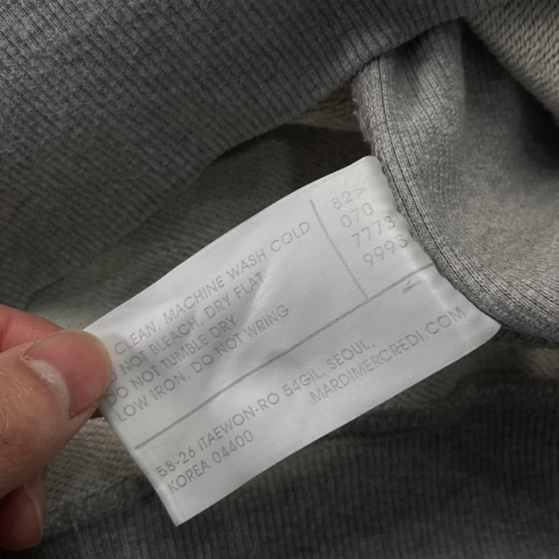 100 마르디 맨투맨 상품이미지4